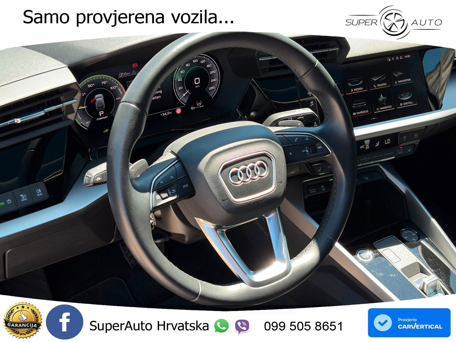Audi A3 40 TFSIe (204 KS) S tronic LED+GR SJED+ACC