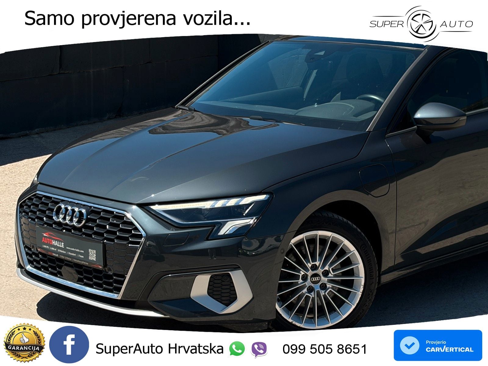 Audi A3 40 TFSIe (204 KS) S tronic LED+GR SJED+ACC