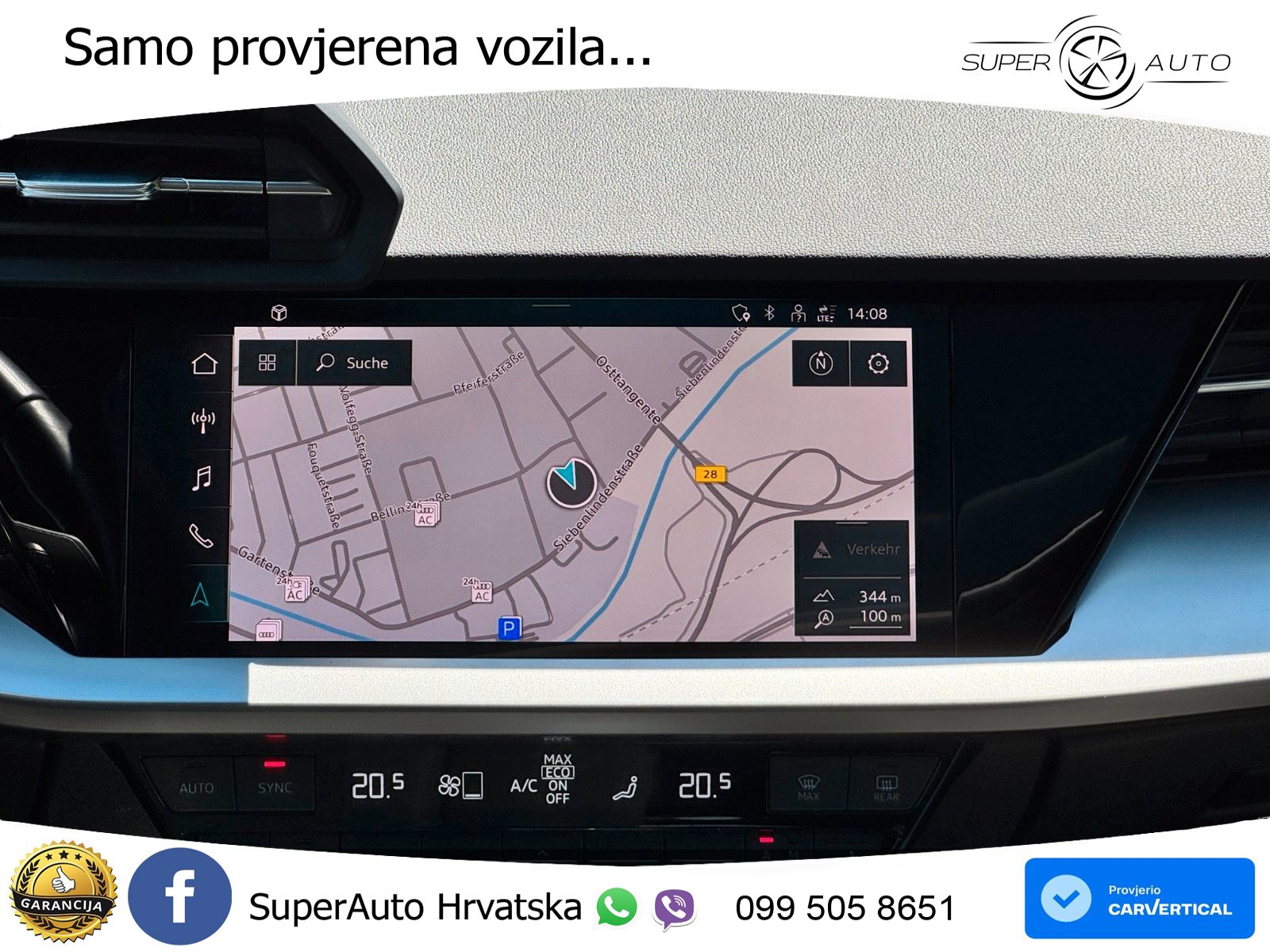 Audi A3 40 TFSIe (204 KS) S tronic LED+GR SJED+ACC