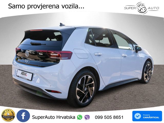 Volkswagen ID.3 Pro 62 kWh (204 KS) LED+GR SJED+ACC