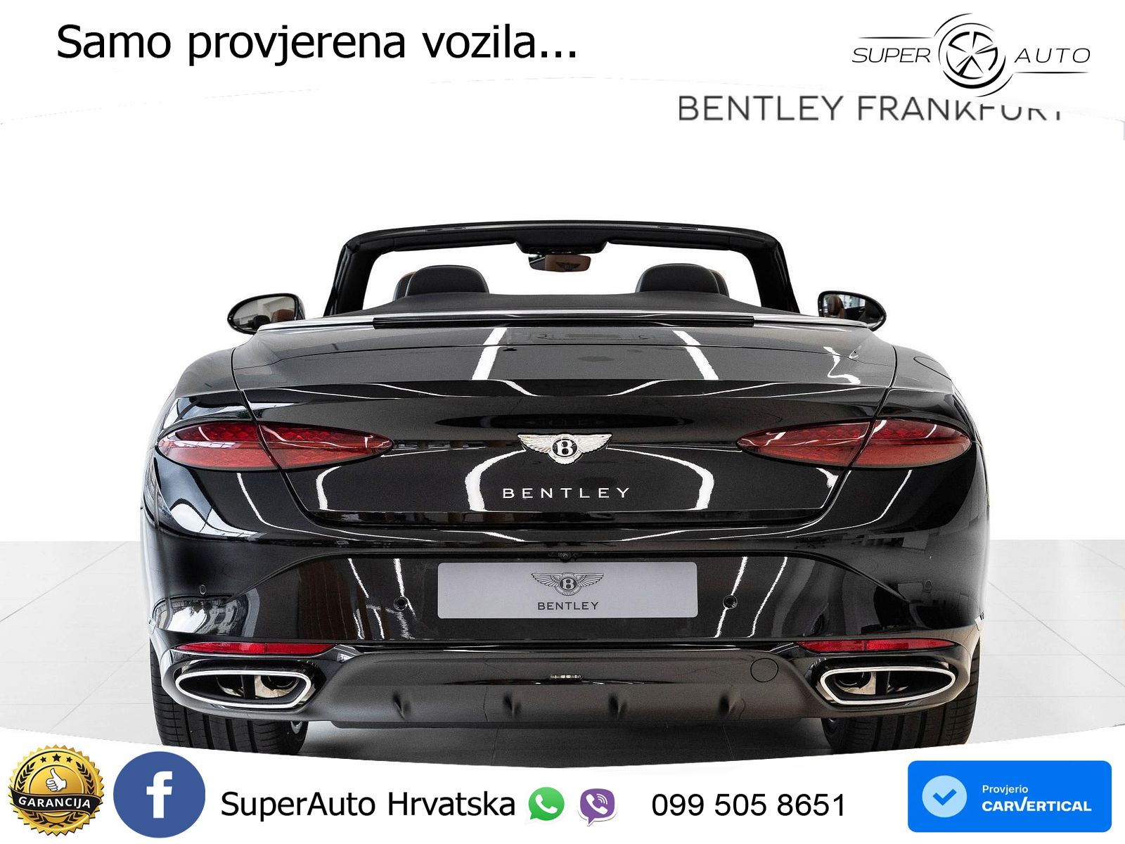 Bentley Continental GTC IV 4.0 V8 TFSi (680 KS) AWD DCT ZRAČNI+ACC+GR SJED+360