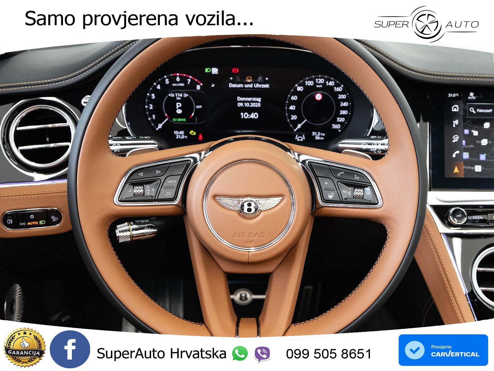 Bentley Continental GTC IV 4.0 V8 TFSi (680 KS) AWD DCT ZRAČNI+ACC+GR SJED+360