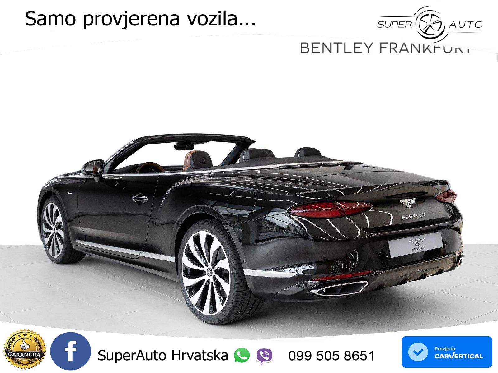 Bentley Continental GTC IV 4.0 V8 TFSi (680 KS) AWD DCT ZRAČNI+ACC+GR SJED+360