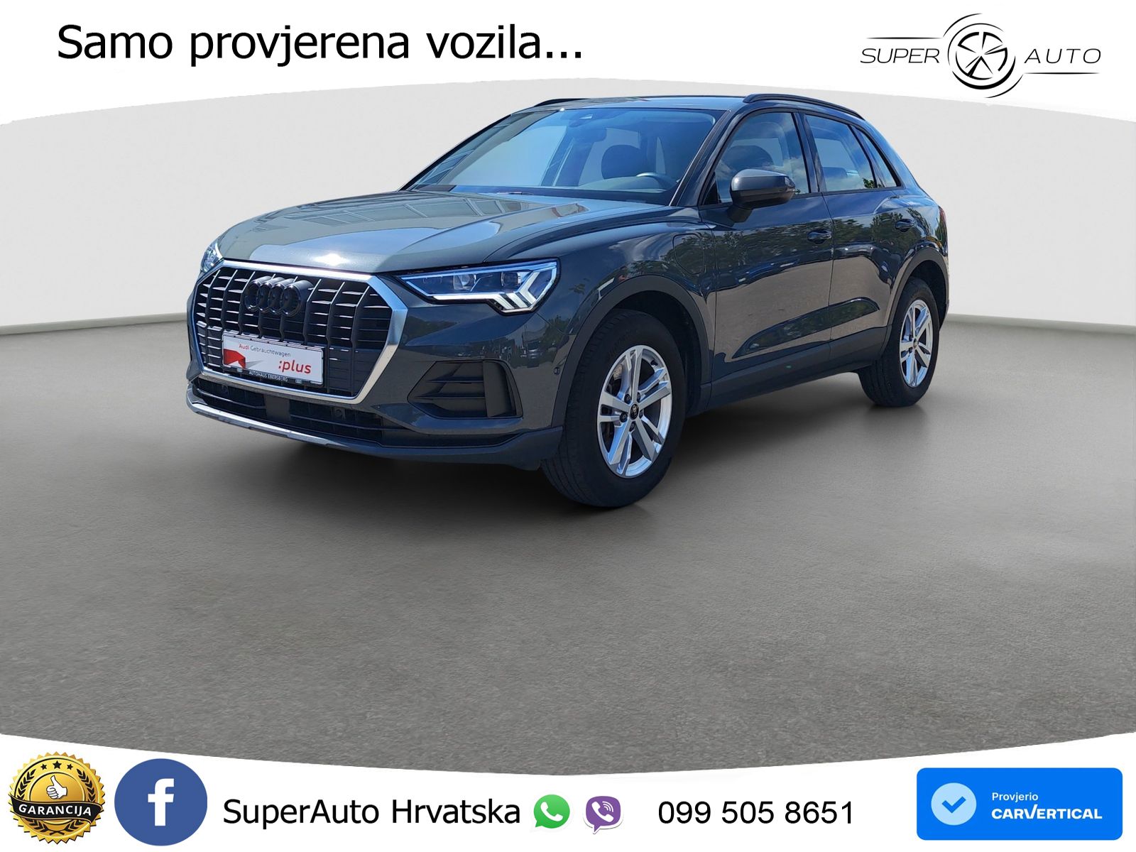 Audi Q3 45 TFSIe (245 KS) S tronic LED+GR SJED+ACC