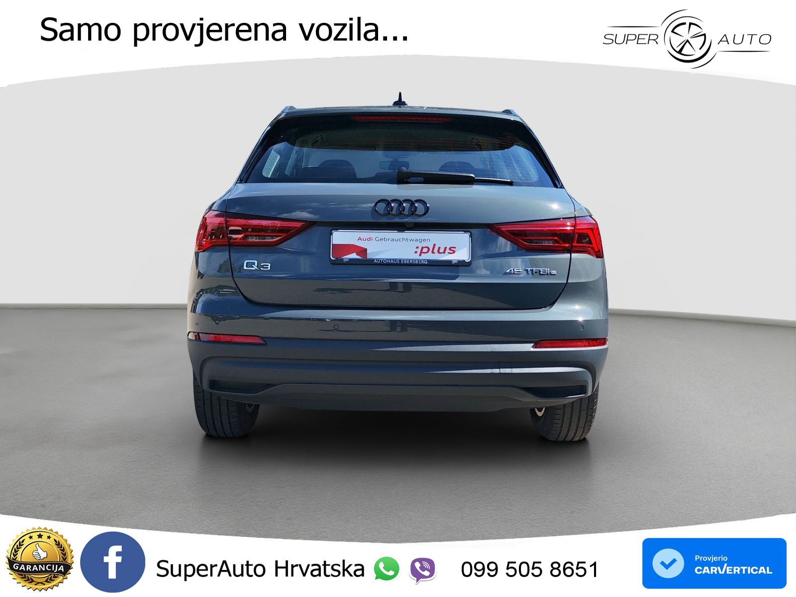 Audi Q3 45 TFSIe (245 KS) S tronic LED+GR SJED+ACC