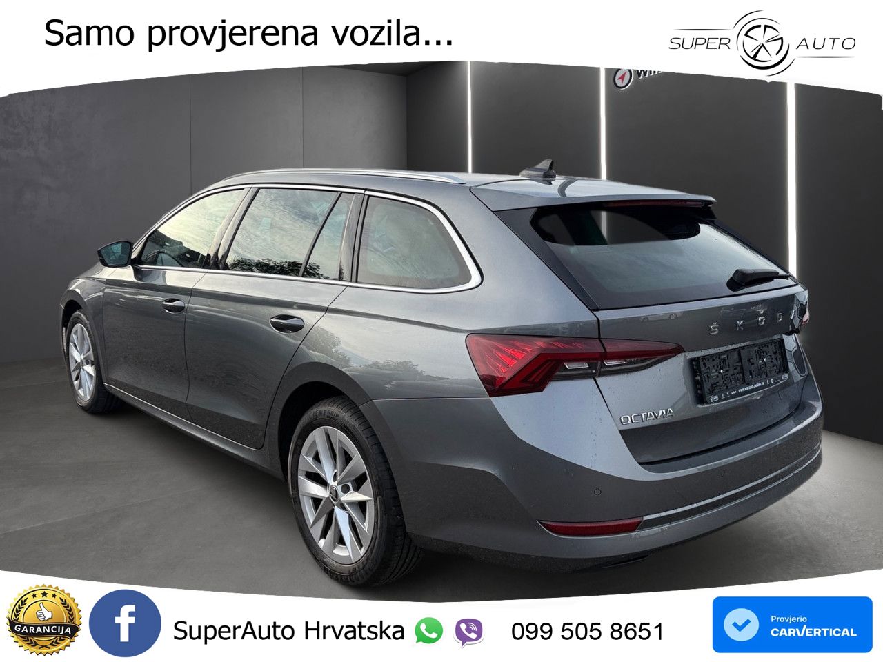 Škoda Octavia Combi 2.0 TDI (150 KS) LED+GR SJED+ACC