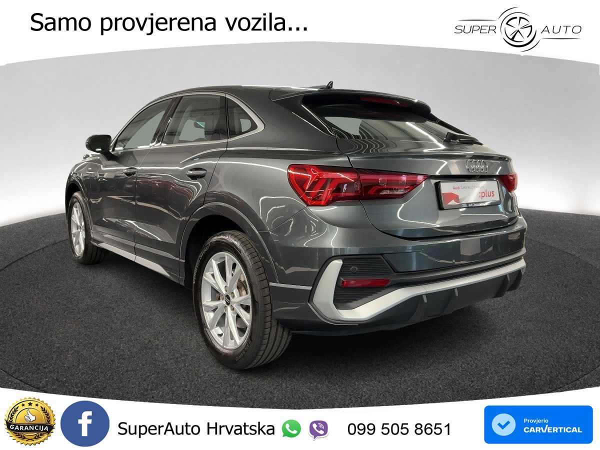 Audi Q3 Sportback 40 TFSI (190 KS) quattro S tronic S line LED+GR SJED+ACC