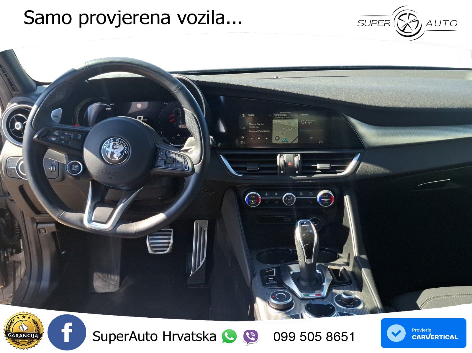 Alfa Romeo Giulia 2.0 Turbo (280 KS) AWD Automatic LED+GR SJED+ACC
