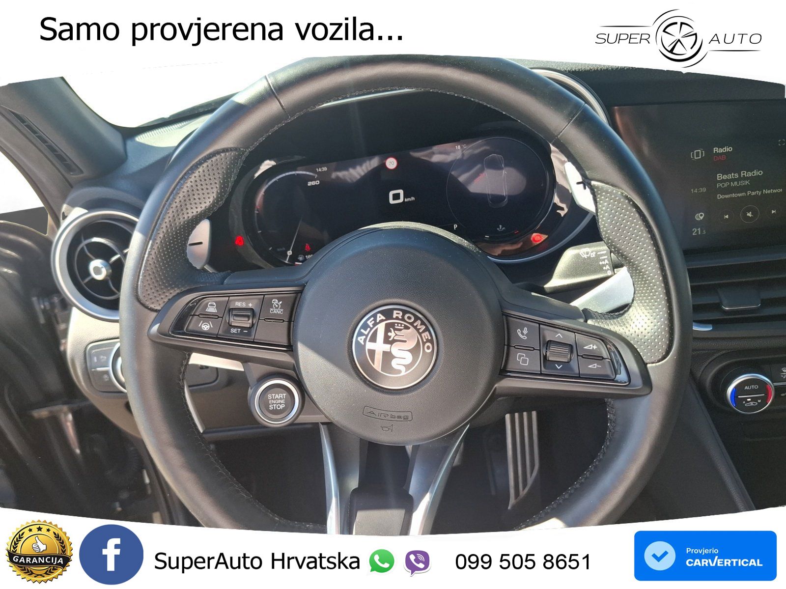 Alfa Romeo Giulia 2.0 Turbo (280 KS) AWD Automatic LED+GR SJED+ACC