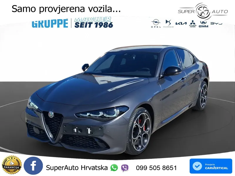 Alfa Romeo Giulia 2.0 Turbo (280 KS) AWD Automatic LED+GR SJED+ACC