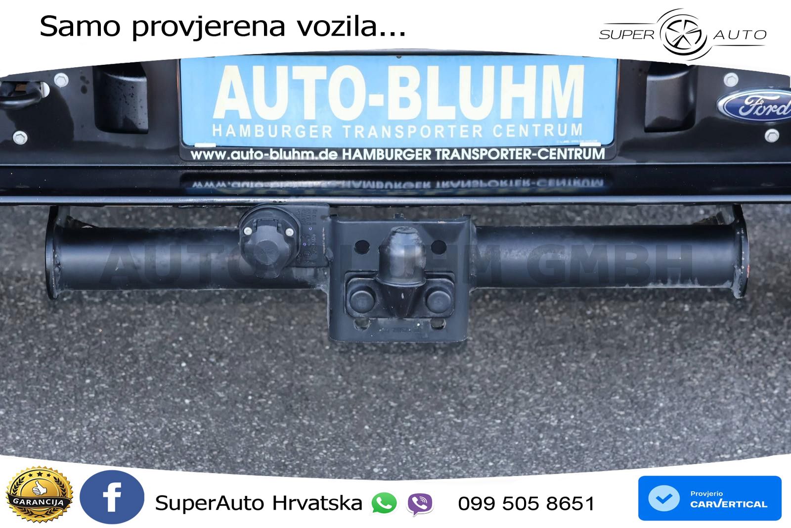 Ford Transit 350-EB Doka L2 + Klima AHK 2,24T 7-Sitze 131 KS