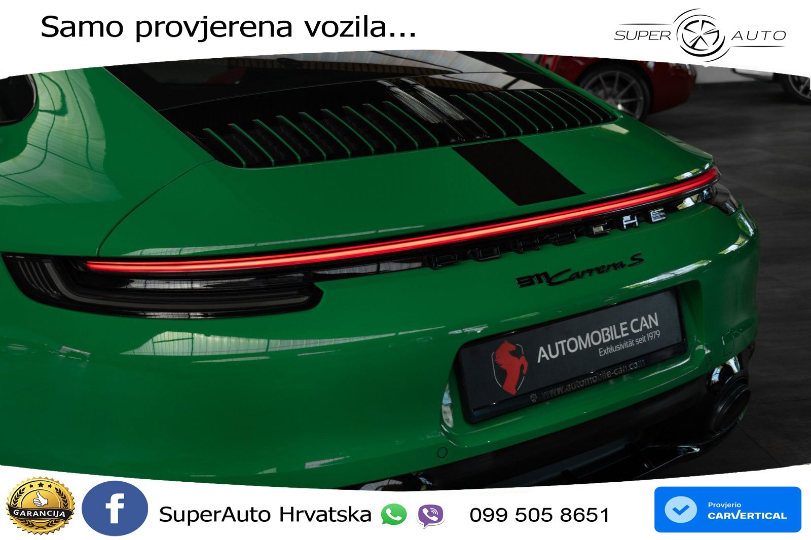 Porsche 911 Carrera S 3.0 (450 KS) PDK ZRAČNI+ACC+GR SJED+360