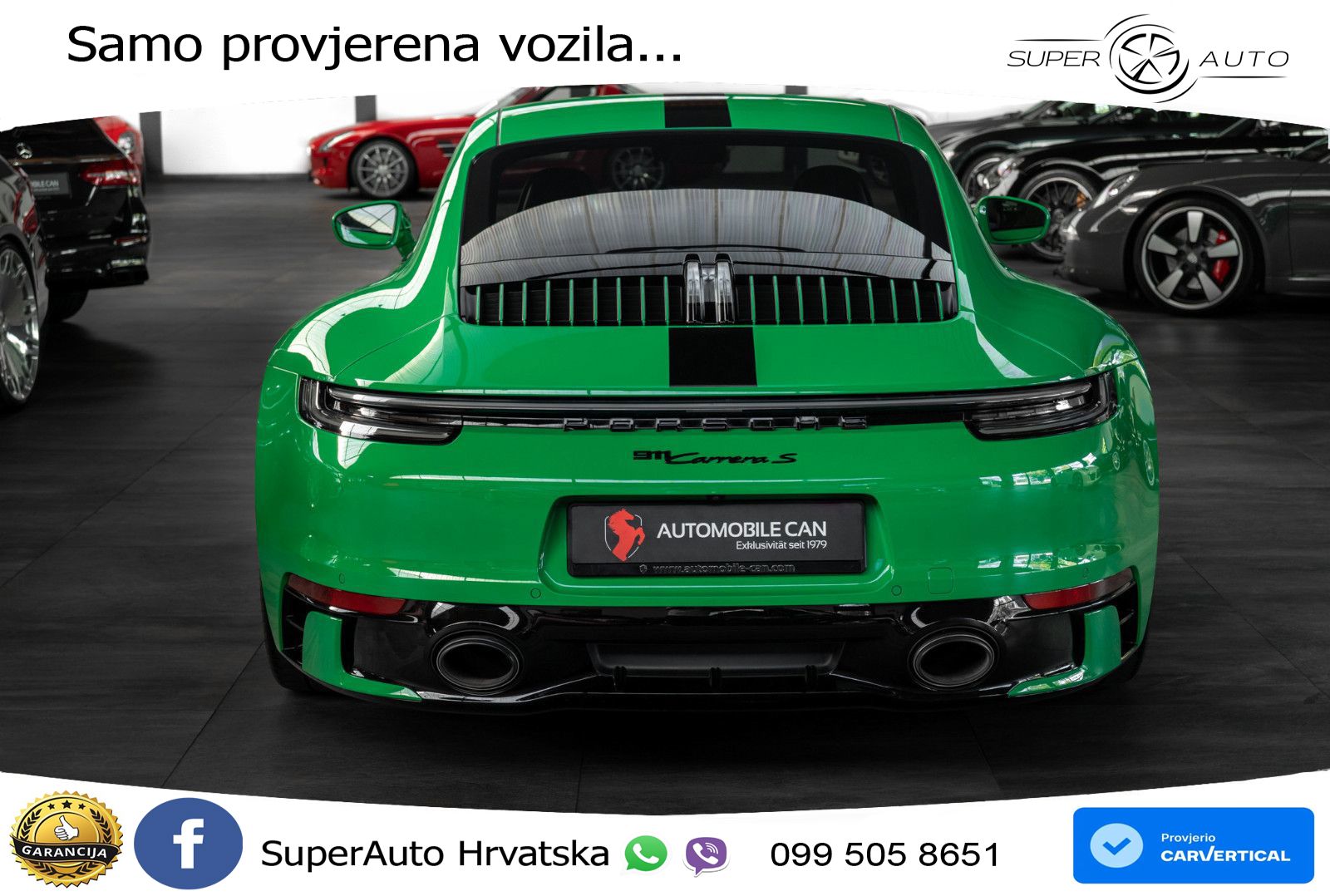 Porsche 911 Carrera S 3.0 (450 KS) PDK ZRAČNI+ACC+GR SJED+360