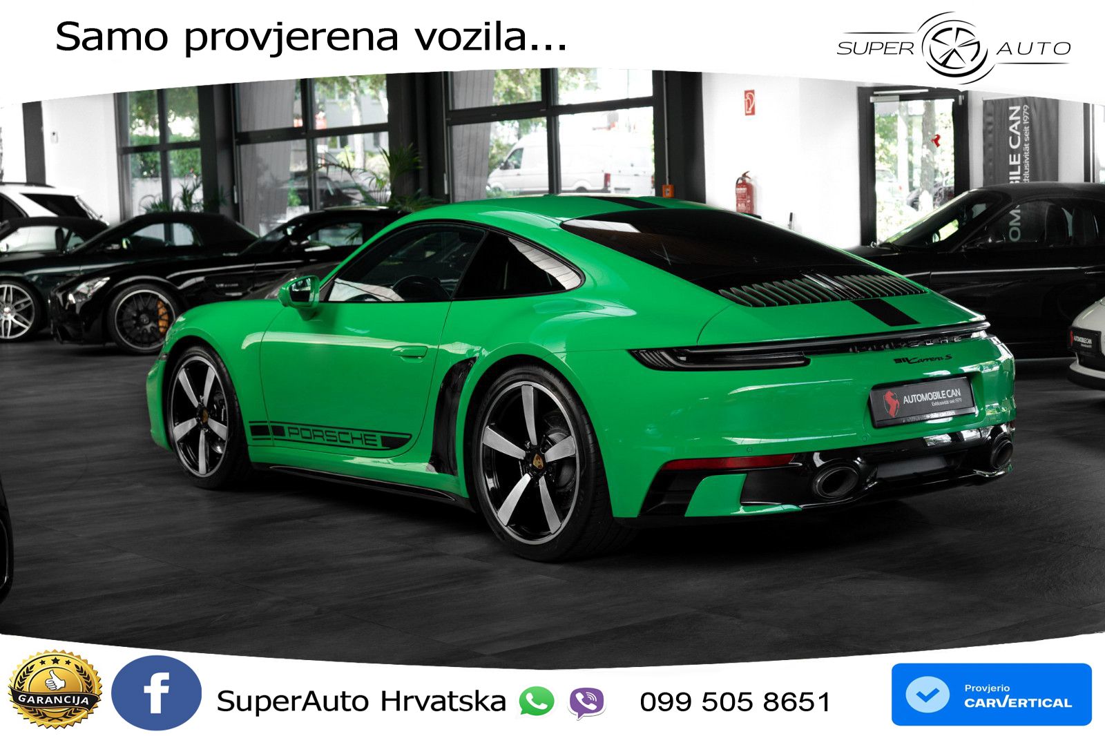 Porsche 911 Carrera S 3.0 (450 KS) PDK ZRAČNI+ACC+GR SJED+360