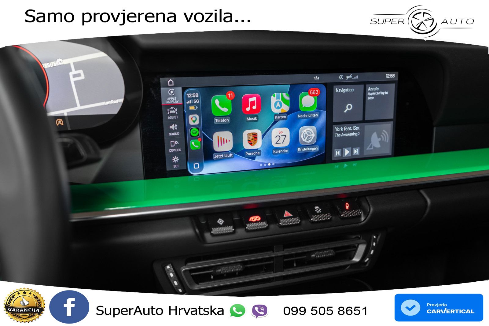 Porsche 911 Carrera S 3.0 (450 KS) PDK ZRAČNI+ACC+GR SJED+360
