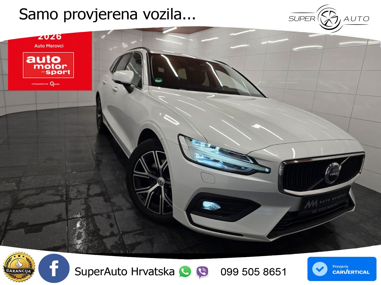 Volvo V60 2.0 B4 Diesel Geartronic LED+GR SJED+ACC