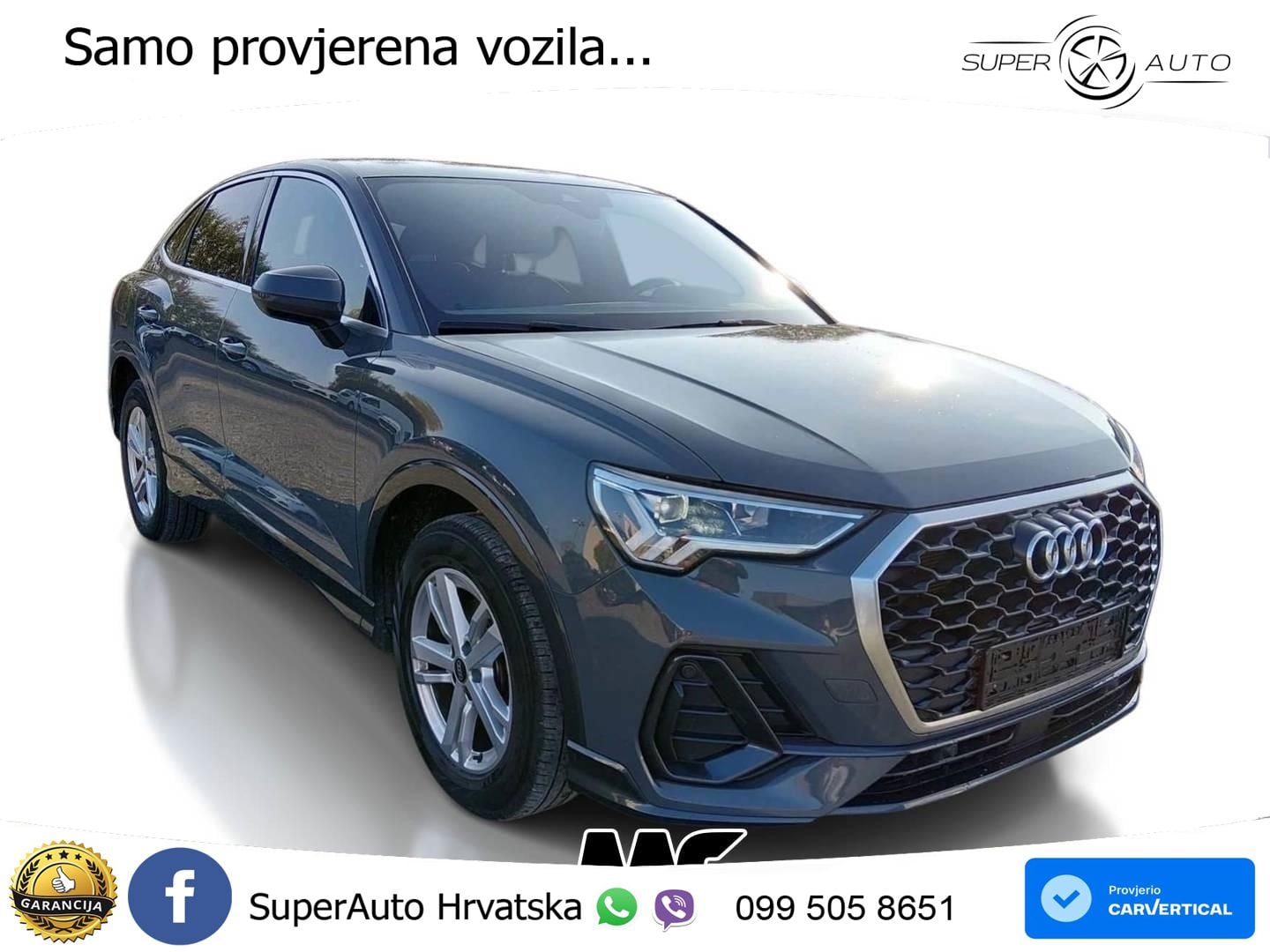 Audi Q3 Sportback 35 TDI (150 KS) LED+GR SJED+ACC