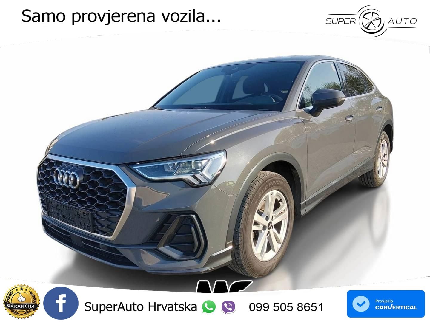 Audi Q3 Sportback 35 TDI (150 KS) LED+GR SJED+ACC