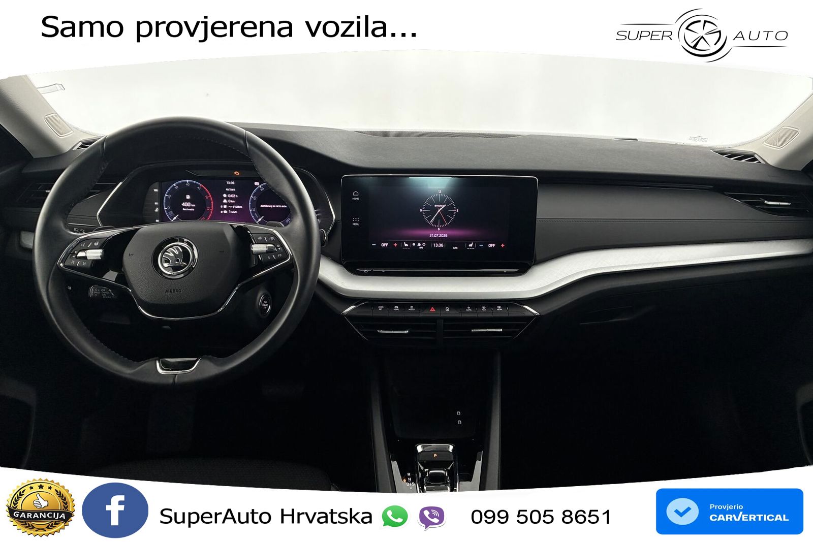 Škoda Octavia Combi 2.0 TDI (150 KS) DSG LED+GR SJED+ACC