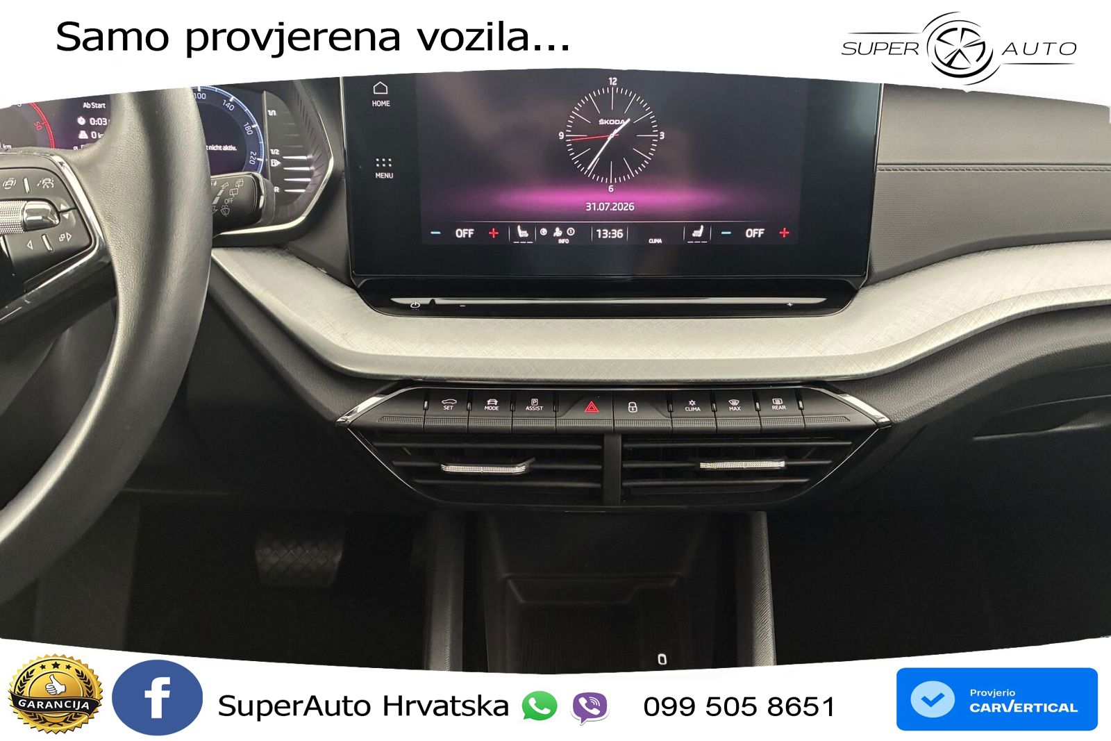 Škoda Octavia Combi 2.0 TDI (150 KS) DSG LED+GR SJED+ACC