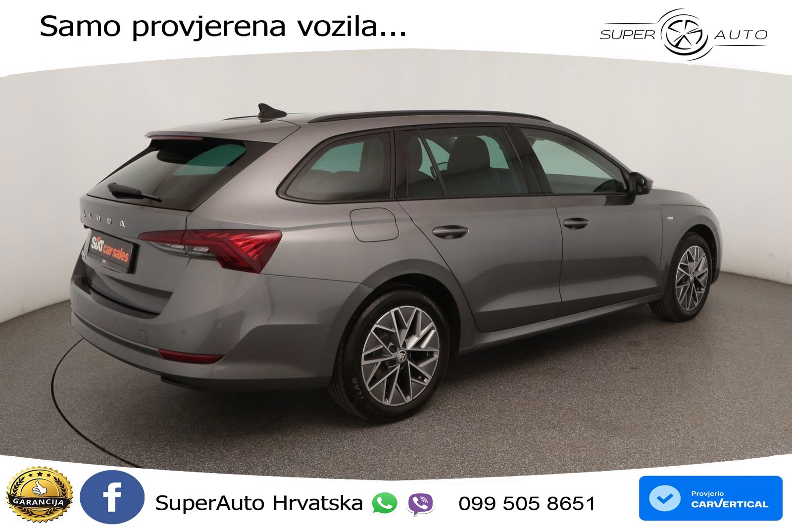 Škoda Octavia Combi 2.0 TDI (150 KS) DSG LED+GR SJED+ACC