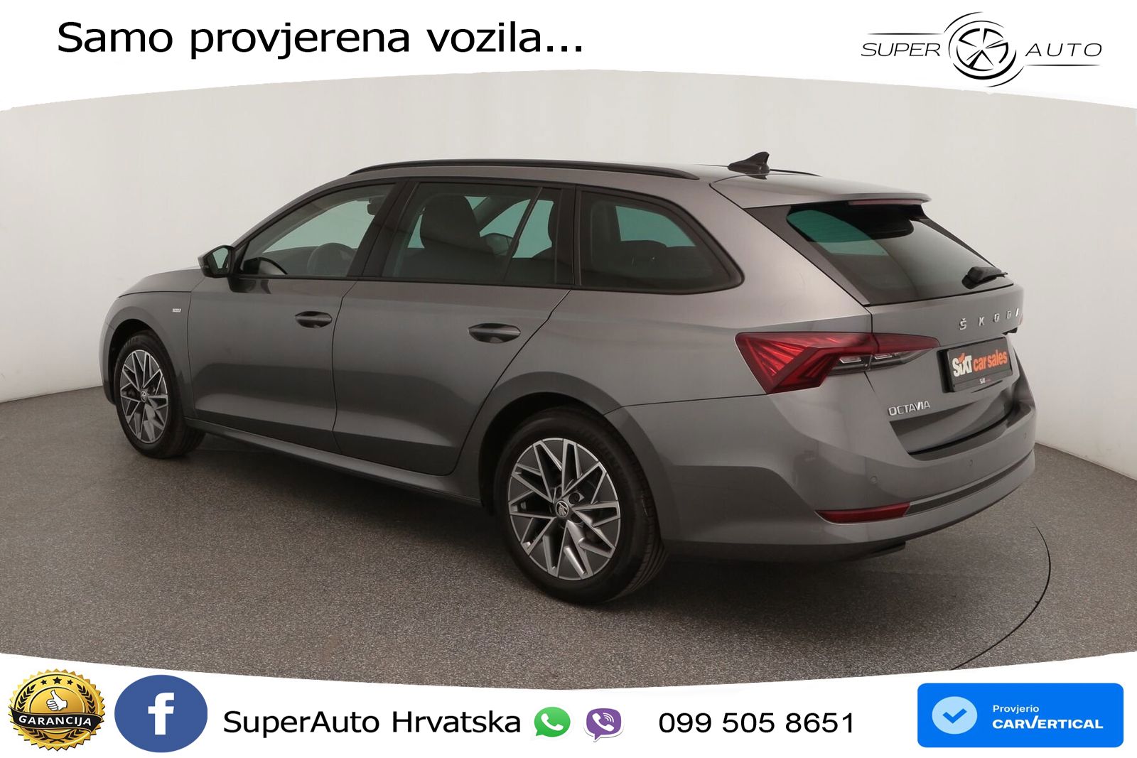 Škoda Octavia Combi 2.0 TDI (150 KS) DSG LED+GR SJED+ACC