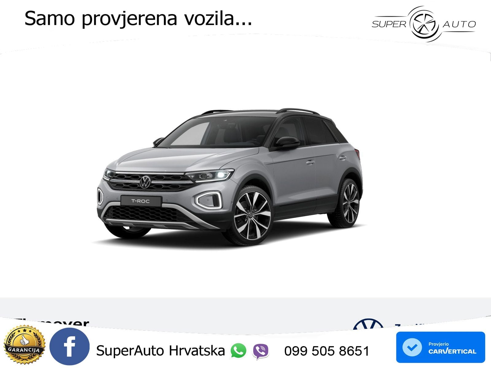 Volkswagen T-Roc 2.0 TDI (150 KS) DSG LED+GR SJED+ACC