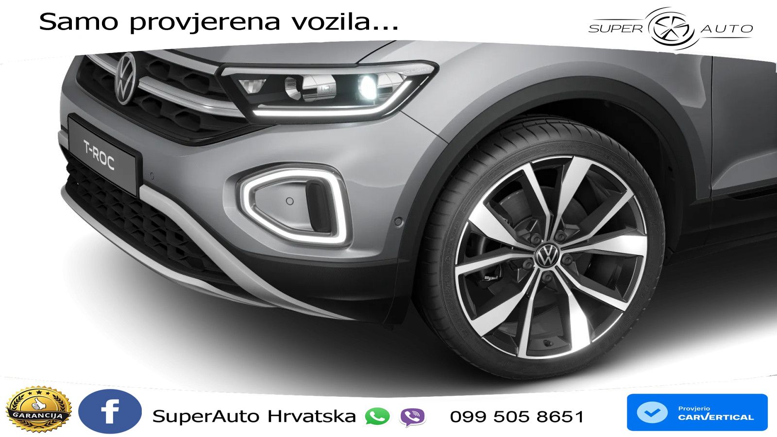 Volkswagen T-Roc 2.0 TDI (150 KS) DSG LED+GR SJED+ACC
