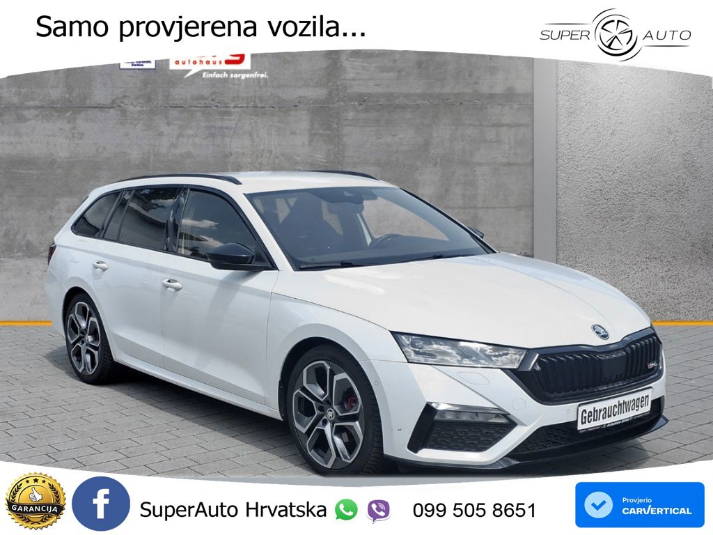 Škoda Octavia Combi RS 2.0 TDI (200 KS) DSG LED+GR SJED+ACC