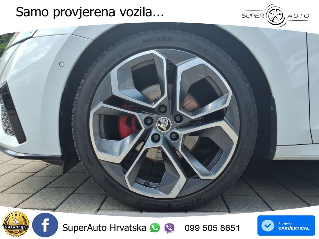 Škoda Octavia Combi RS 2.0 TDI (200 KS) DSG LED+GR SJED+ACC