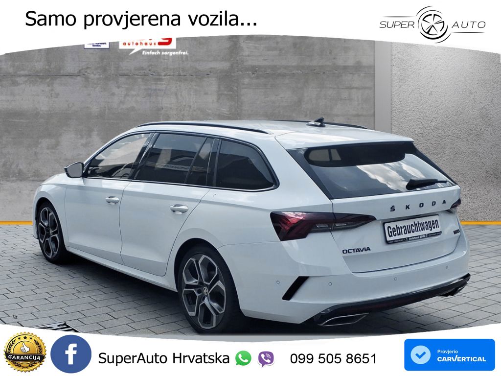 Škoda Octavia Combi RS 2.0 TDI (200 KS) DSG LED+GR SJED+ACC
