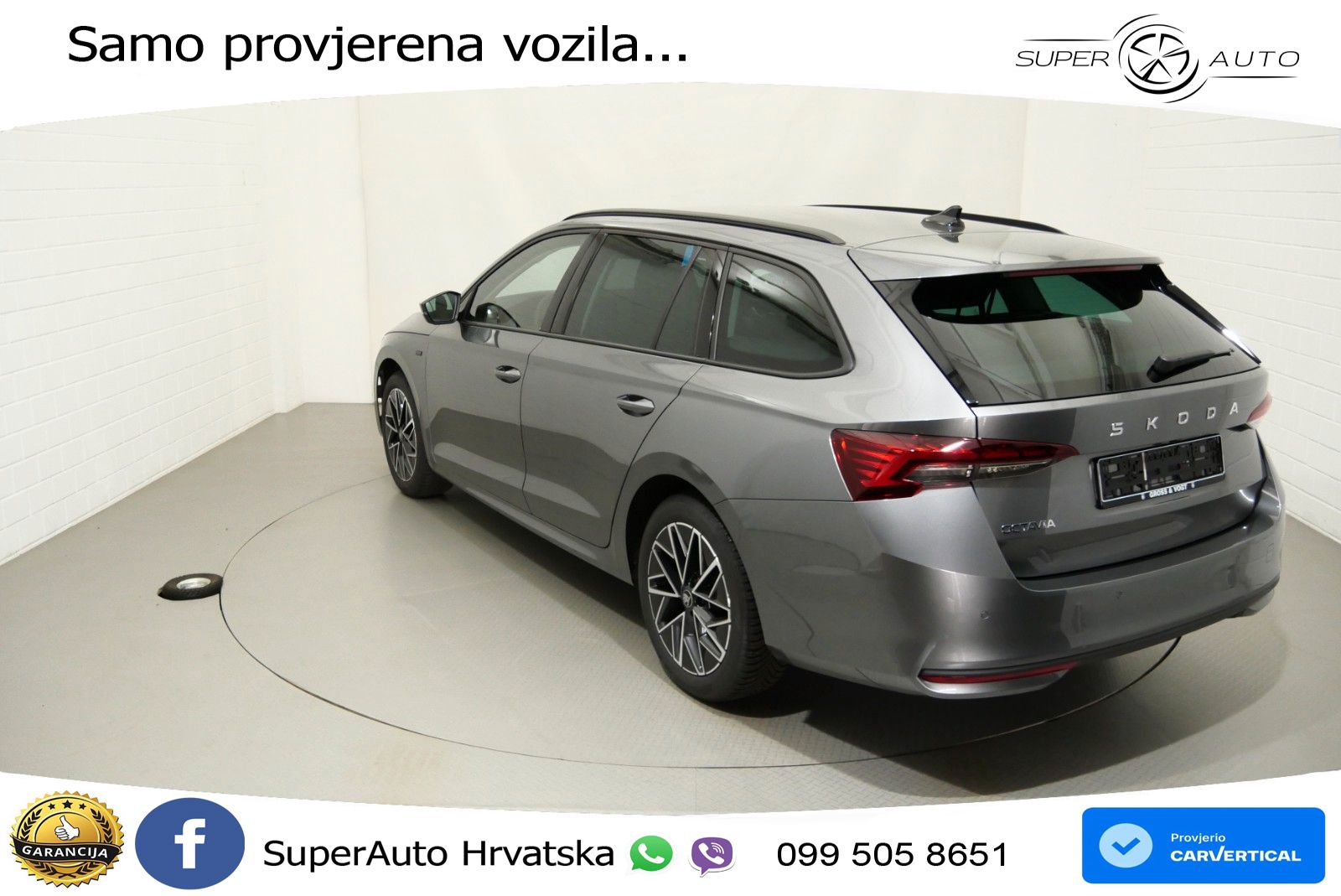Škoda Octavia Combi 2.0 TDI (150 KS) DSG LED+GR SJED+ACC