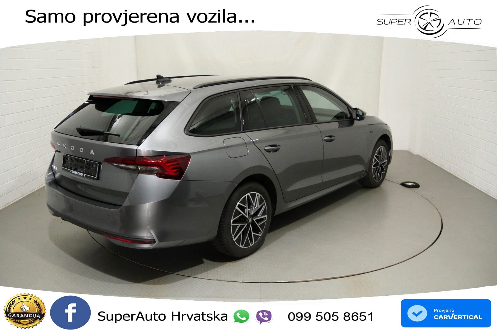 Škoda Octavia Combi 2.0 TDI (150 KS) DSG LED+GR SJED+ACC
