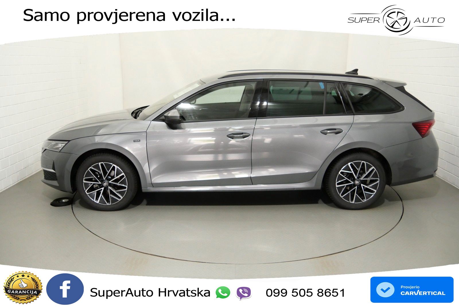 Škoda Octavia Combi 2.0 TDI (150 KS) DSG LED+GR SJED+ACC