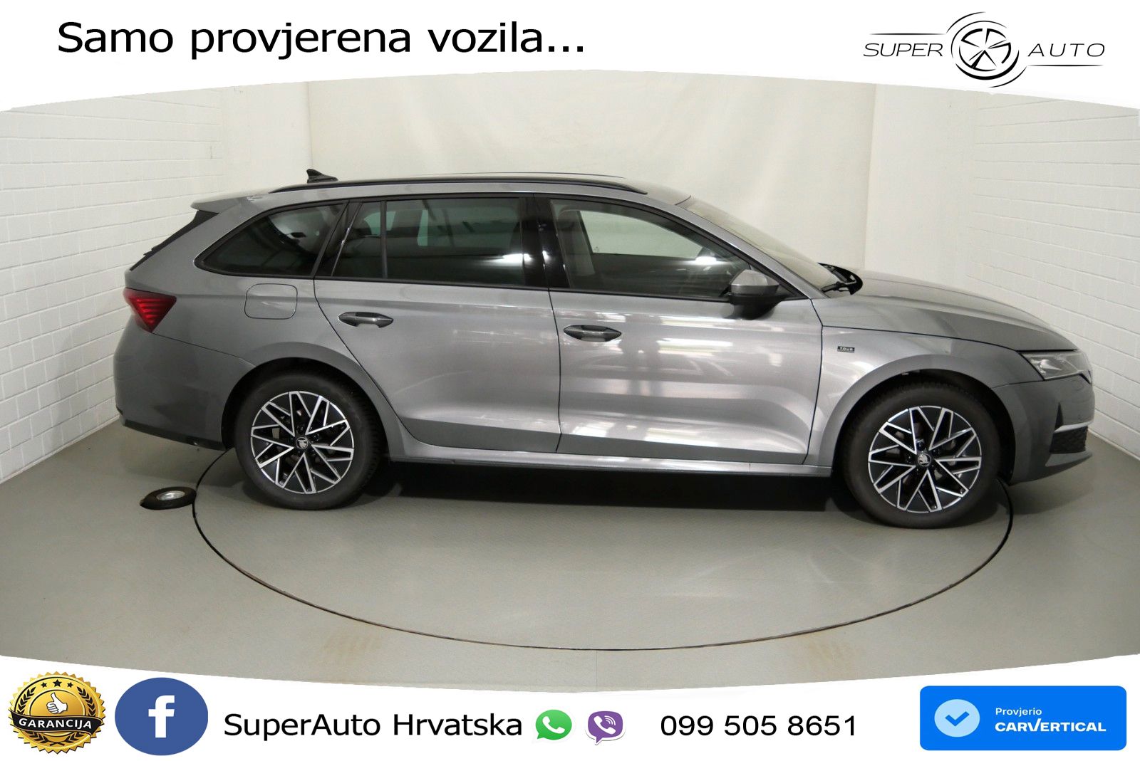 Škoda Octavia Combi 2.0 TDI (150 KS) DSG LED+GR SJED+ACC
