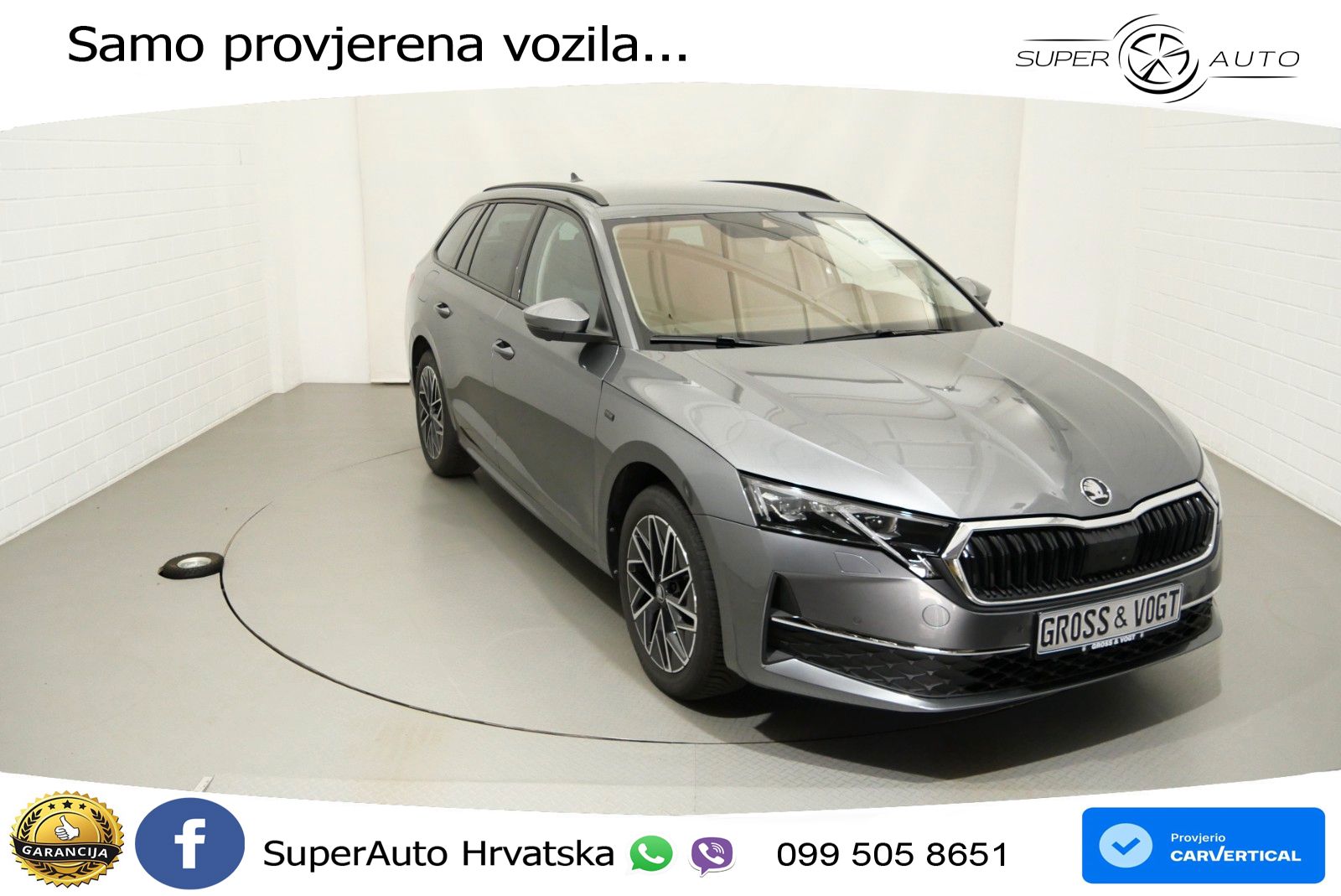 Škoda Octavia Combi 2.0 TDI (150 KS) DSG LED+GR SJED+ACC