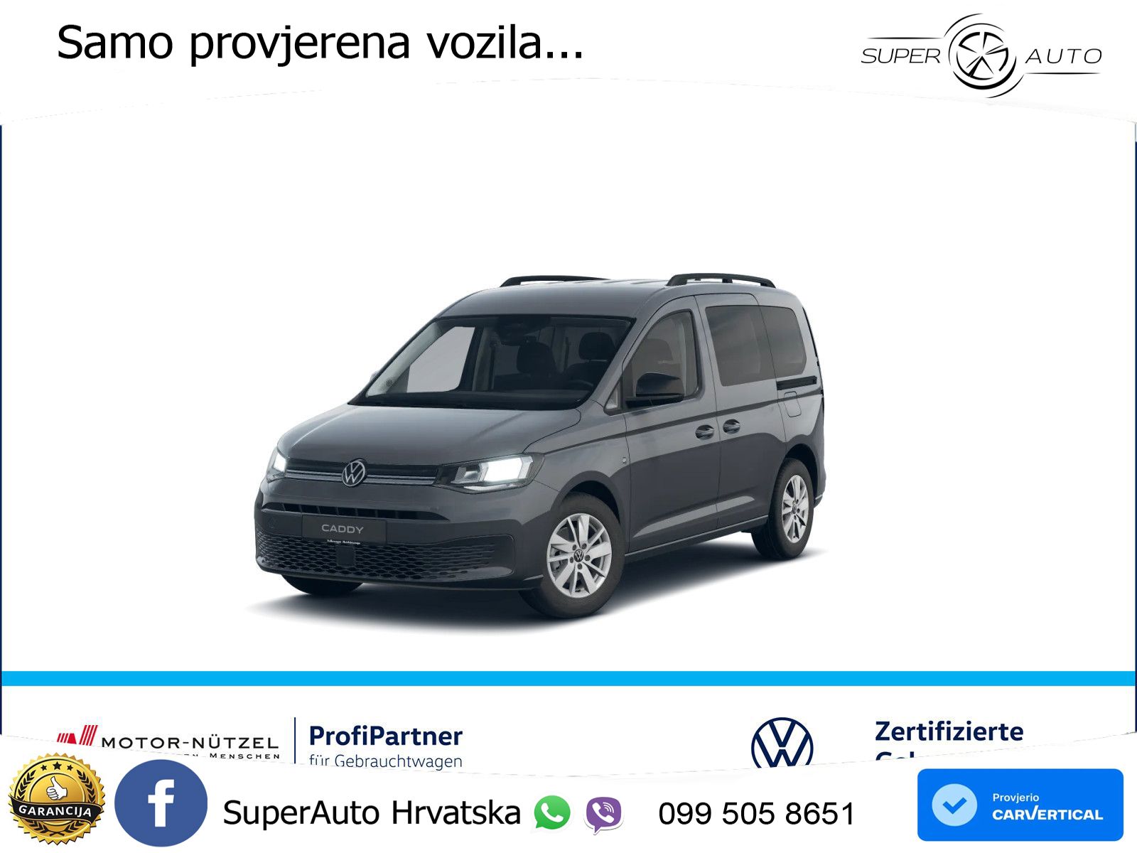 Volkswagen CADDY 2.0 TDI LIFE+SHZ+AHK+KLIMAUTOMATIK+LM 102 KS