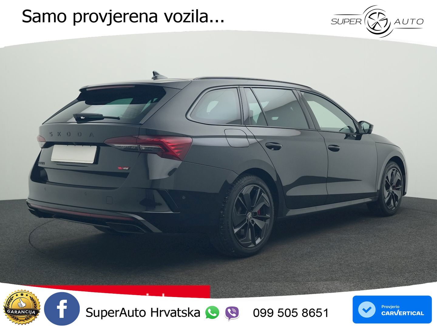 Škoda Octavia Combi RS 2.0 TSI (265 KS) DSG ACC+HEAD+GR SJED+360+PANO