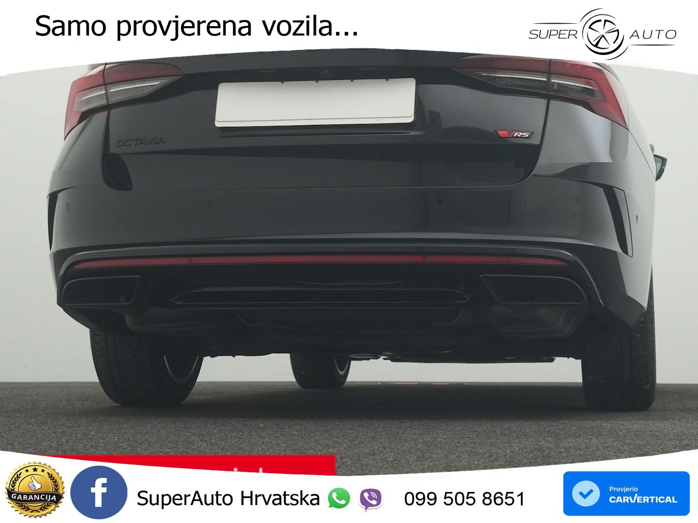Škoda Octavia Combi RS 2.0 TSI (265 KS) DSG ACC+HEAD+GR SJED+360+PANO