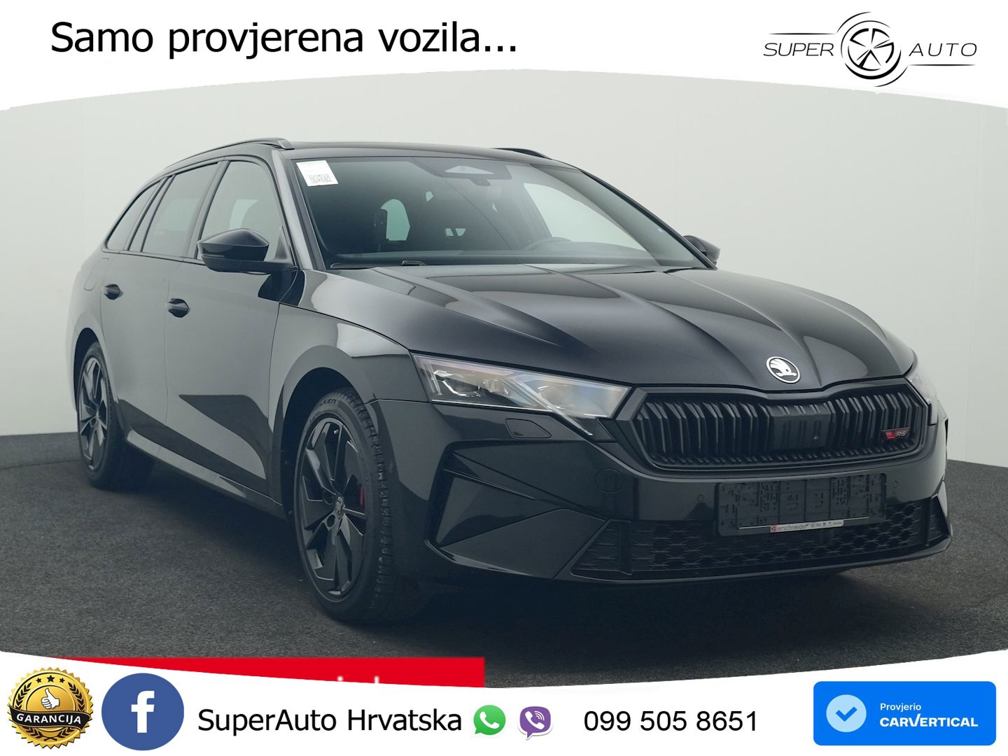 Škoda Octavia Combi RS 2.0 TSI (265 KS) DSG ACC+HEAD+GR SJED+360+PANO