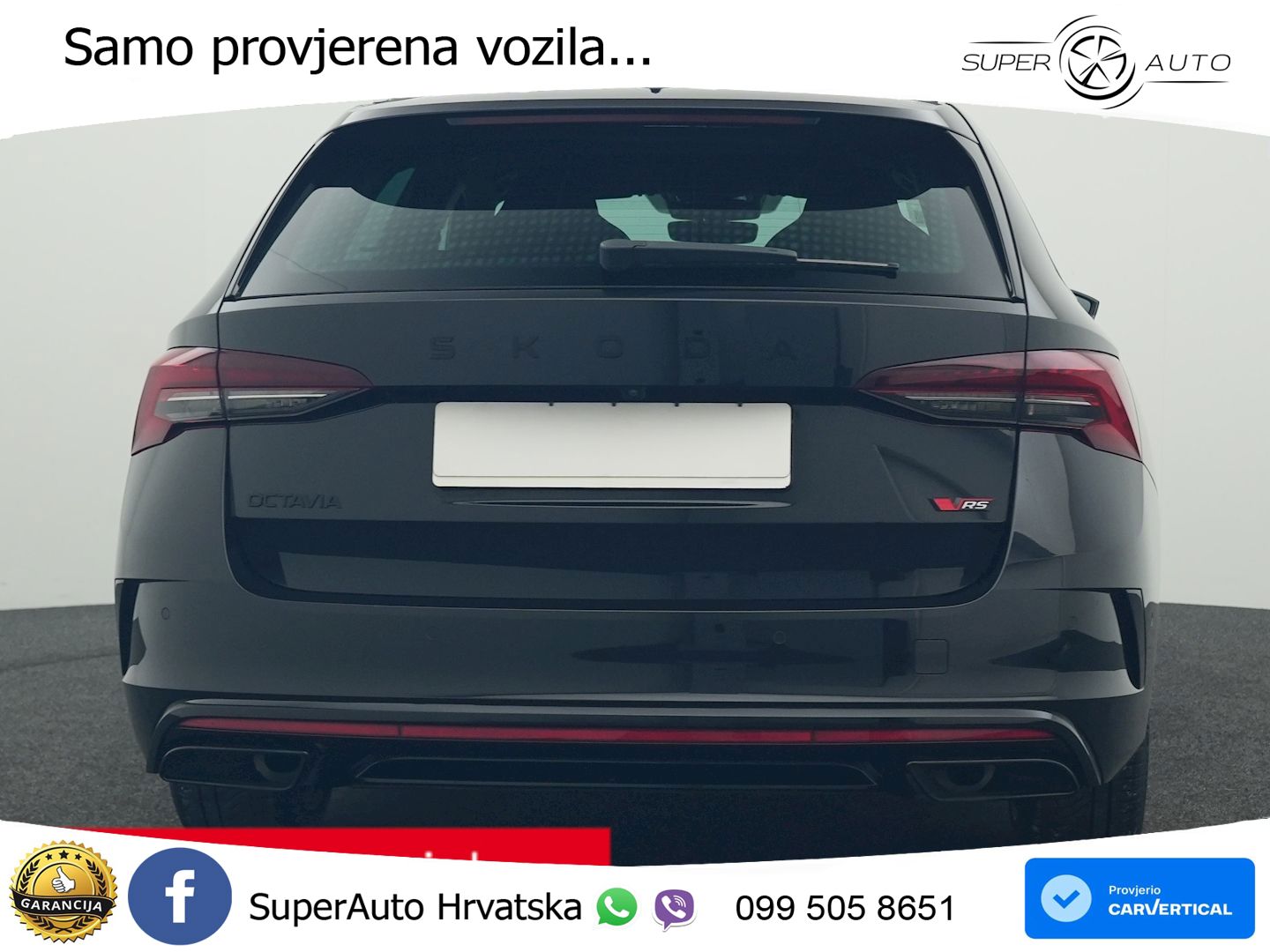 Škoda Octavia Combi RS 2.0 TSI (265 KS) DSG ACC+HEAD+GR SJED+360+PANO