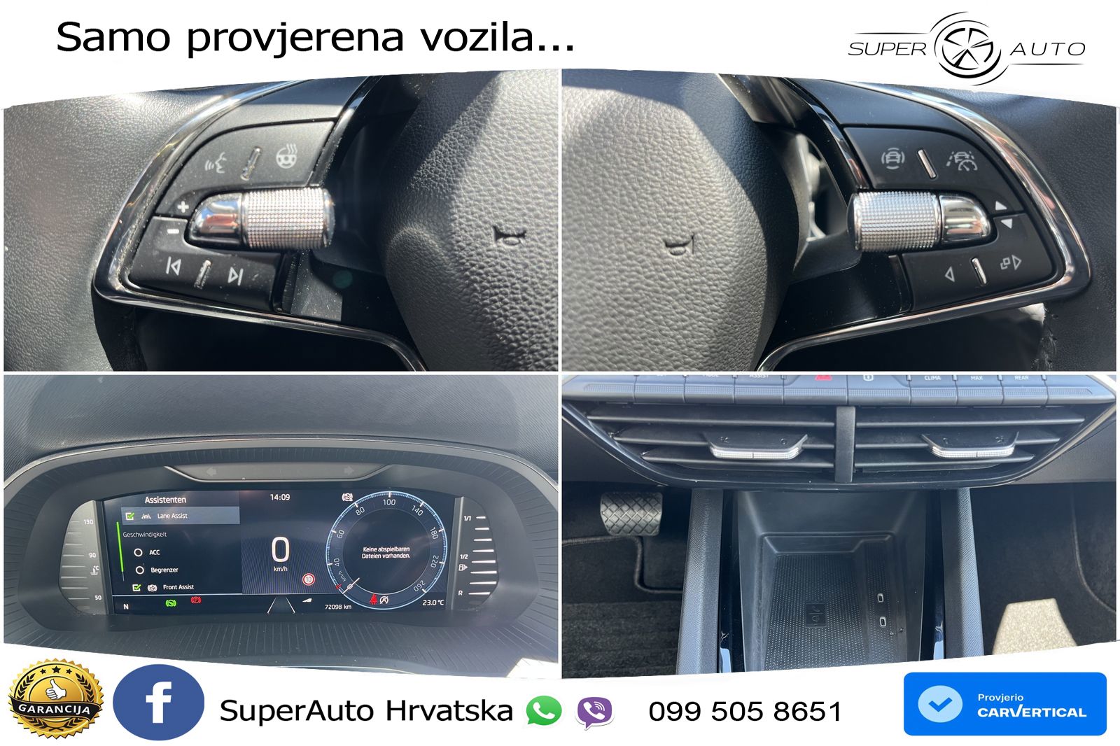 Škoda Octavia Combi 2.0 TDI (150 KS) 4x4 DSG LED+GR SJED+ACC
