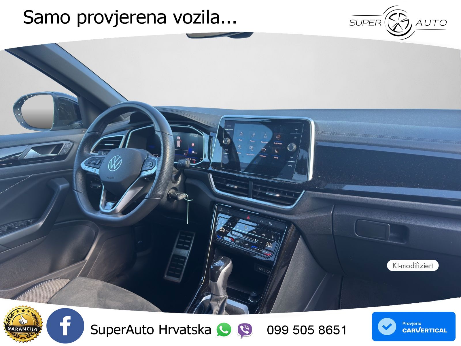 Volkswagen T-Roc 1.5 TSI (150 KS) DSG R-Line LED+GR SJED+ACC
