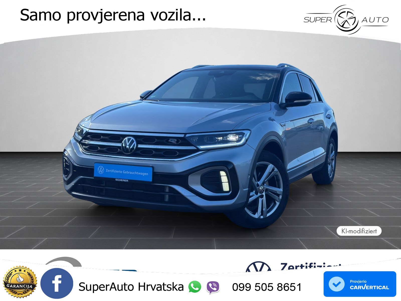 Volkswagen T-Roc 1.5 TSI (150 KS) DSG R-Line LED+GR SJED+ACC