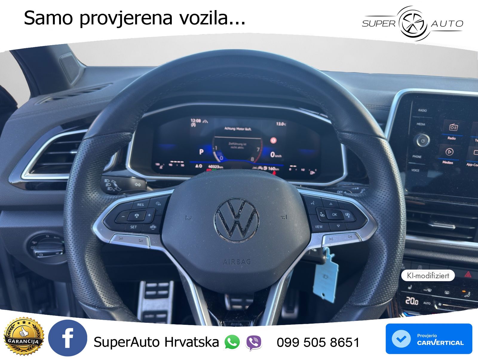 Volkswagen T-Roc 1.5 TSI (150 KS) DSG R-Line LED+GR SJED+ACC