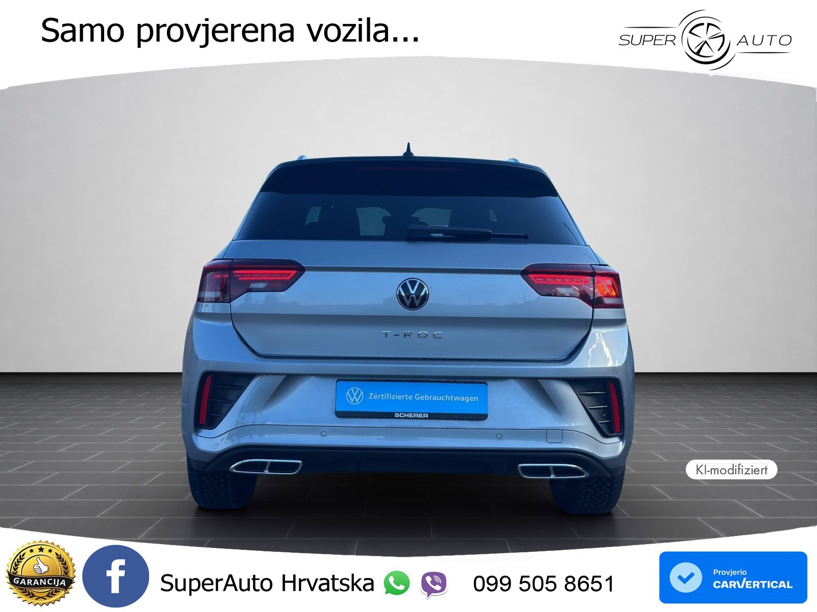 Volkswagen T-Roc 1.5 TSI (150 KS) DSG R-Line LED+GR SJED+ACC