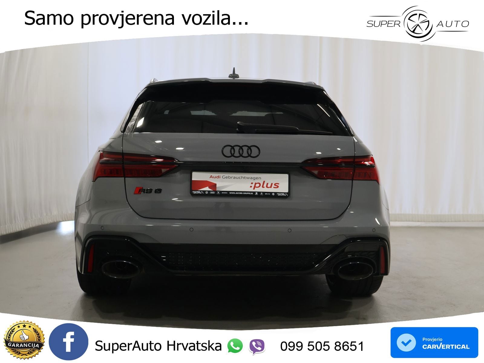 Audi RS6 Avant 4.0 TFSI V8 (600 KS) quattro Tiptronic MATRIX+GR SJED+KAM