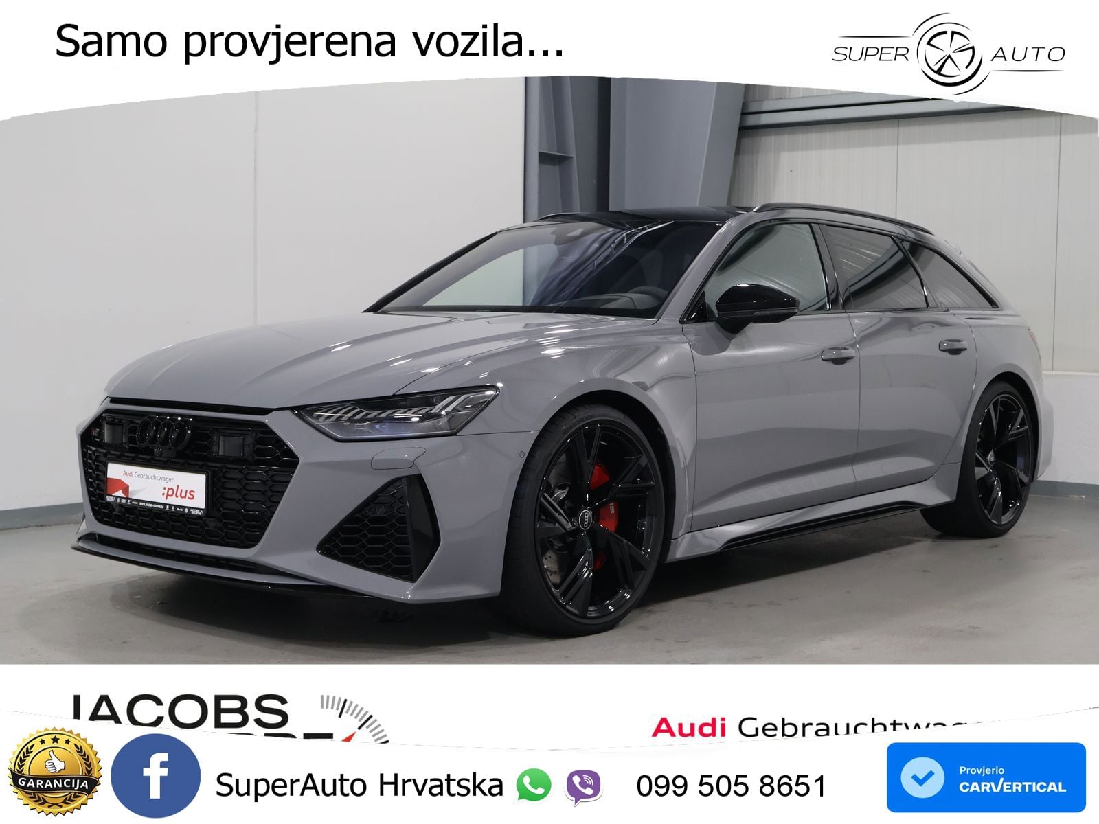 Audi RS6 Avant 4.0 TFSI V8 (600 KS) quattro Tiptronic MATRIX+GR SJED+KAM