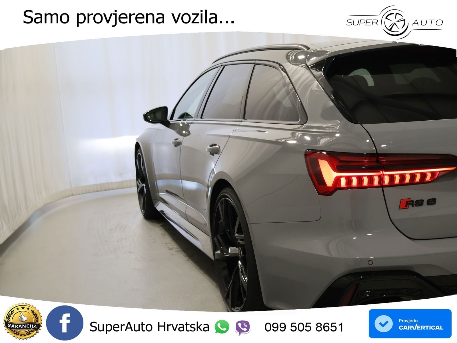 Audi RS6 Avant 4.0 TFSI V8 (600 KS) quattro Tiptronic MATRIX+GR SJED+KAM