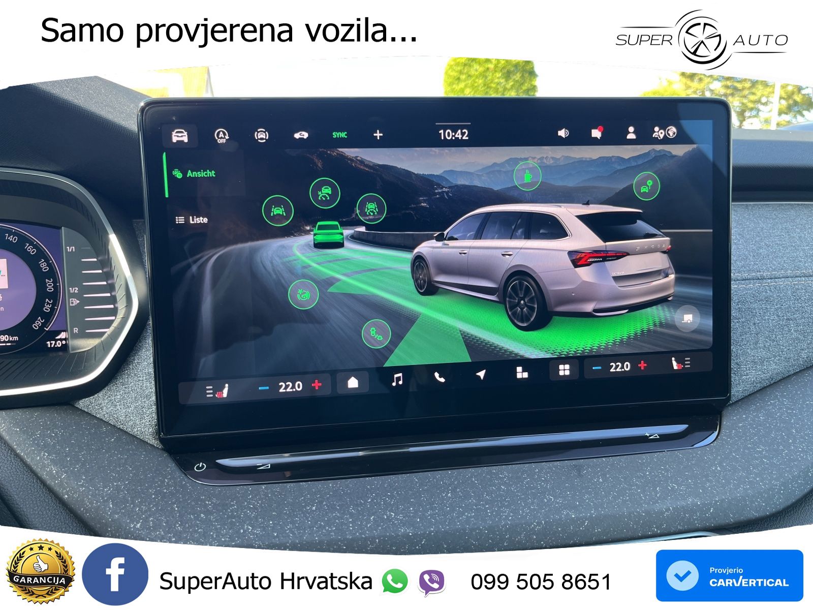 Škoda Octavia Combi 1.5 TSI (150 KS) DSG MATRIX+GR SJED+KAM